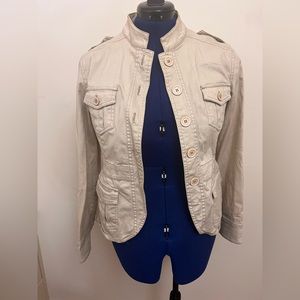 Khaki Color Jean Jacket